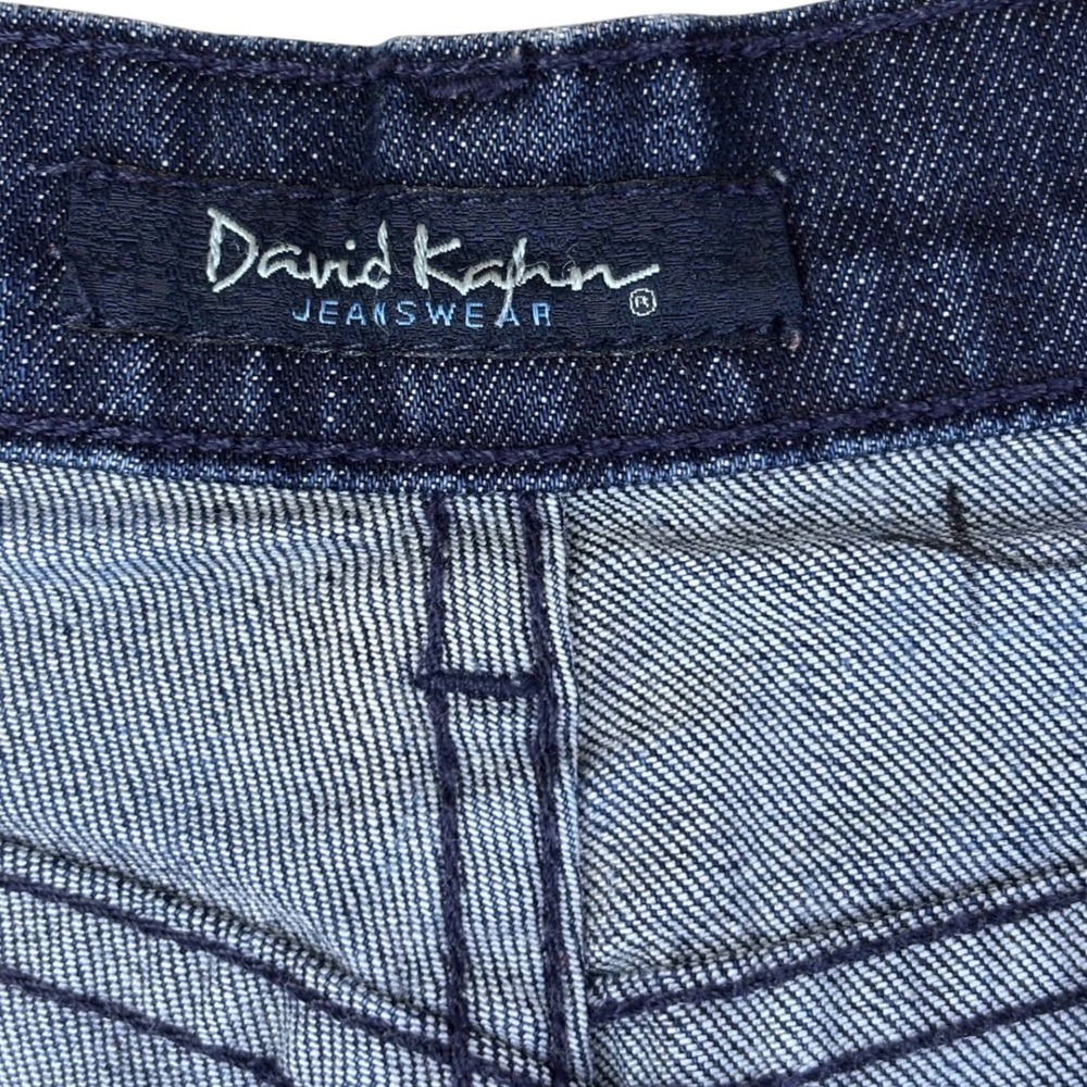 David Kahn Womens Dark Wash Raw Hem Denim Jean Shorts Size 10 - Picture 6 of 9